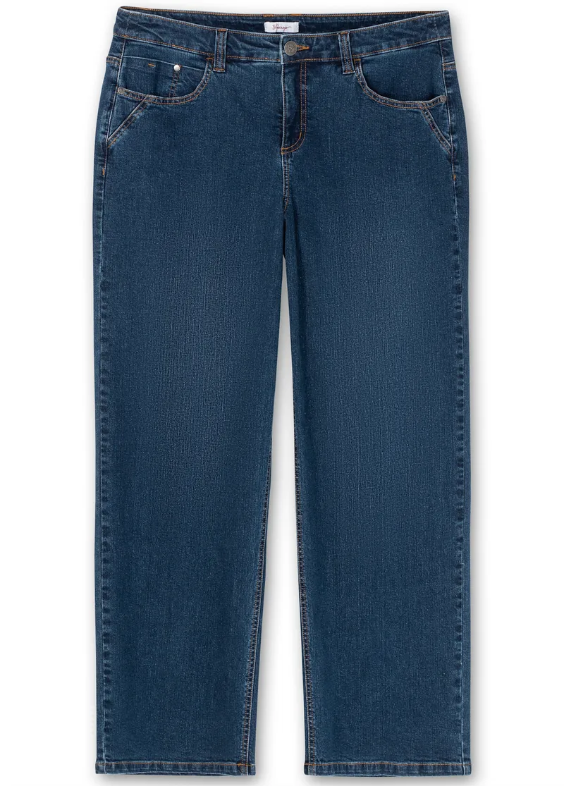 sheego Jeans dark blue denim, Dark blue denim, – Produktbild 1 von 2