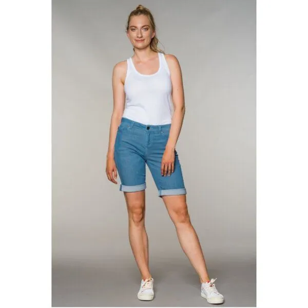 Feuervogl Feuervogl fv-Mol:ly | Bermuda Shorts | Light Denim, Oceanblue, – Produktbild 1 von 4