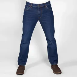 fairjeans fairjeans REGULAR WAVES 100, mittelblaue Jeans aus 100% Bio-Baumwolle ohne Elasthan – Produktbild 1 von 1