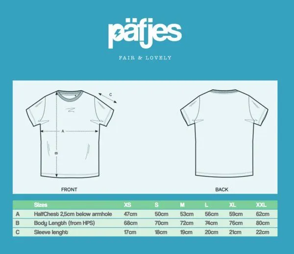 päfjes päfjes Basic / Blanko - Fair gehandeltes Bio Männer T-Shirt Slub, Grün, – Produktbild 3 von 3