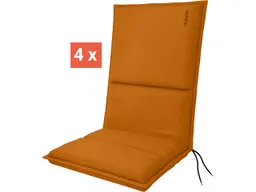 Doppler doppler Auflage "CITY" Midi, 4er-Pack, 110x48x6 cm, Polyester, orange – Produktbild 1 von 1