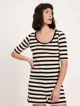 LANIUS LANIUS Halbarmshirt mit Streifen (GOTS) aus Bio-Baumwolle – Produktbild 1 von 1