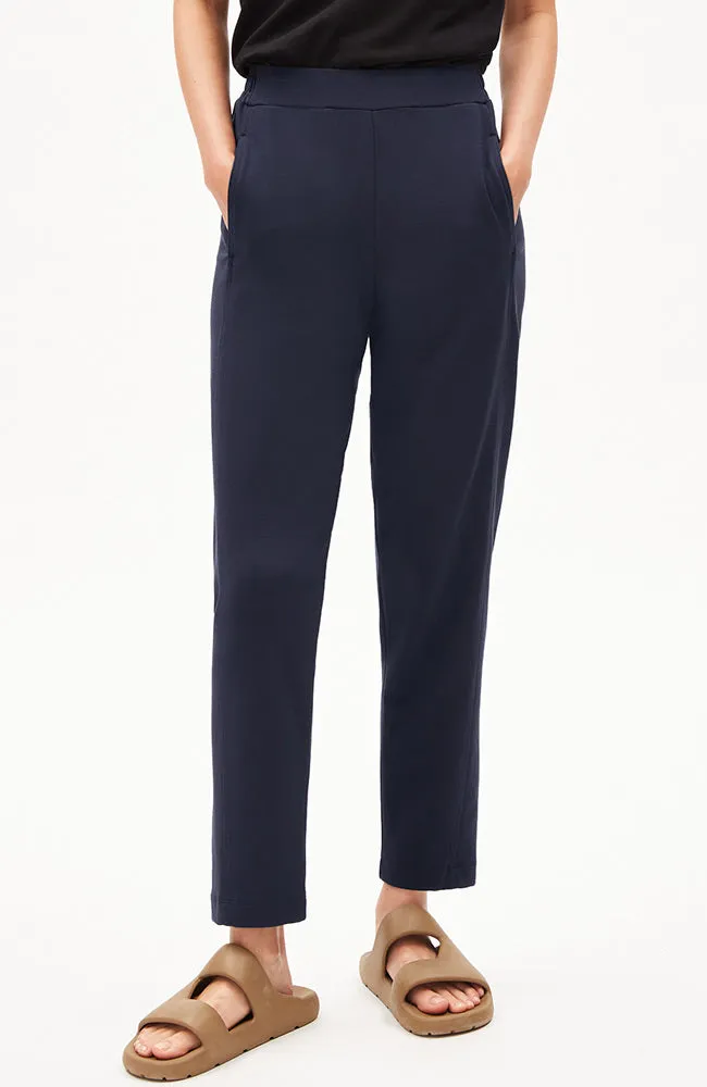 ARMEDANGELS ARMEDANGELS Damen vegan Hose Magdaalena Night Sky Blau, Extra dunkelblau, – Produktbild 1 von 2
