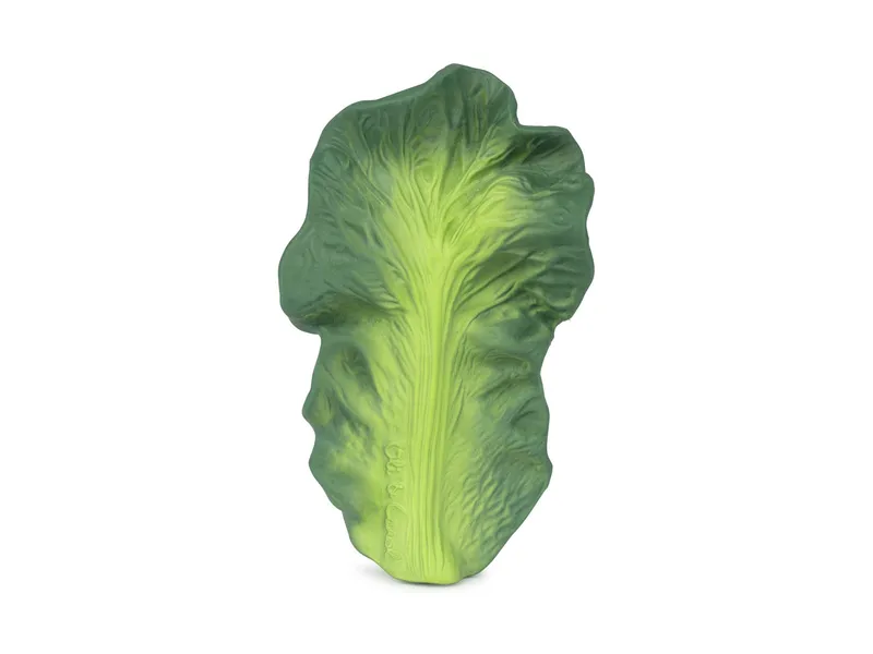 Oli & Carol Oli & Carol Baby Greifling und Beißring Naturkautschuk Kendall the Kale 14,5 x 8,5 x 2,7 cm, Grün, – Produktbild 1 von 2