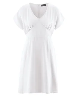 HempAge Hempage Damen vegan Elegantes Weißes Sommerkleid – Produktbild 1 von 1