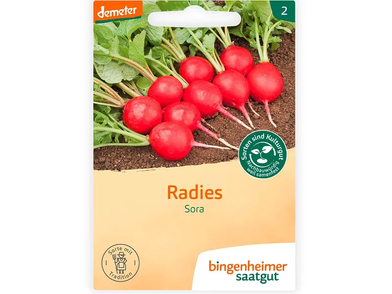 Bingenheimer Saatgut Radieschen Sora – Produktbild 1 von 2