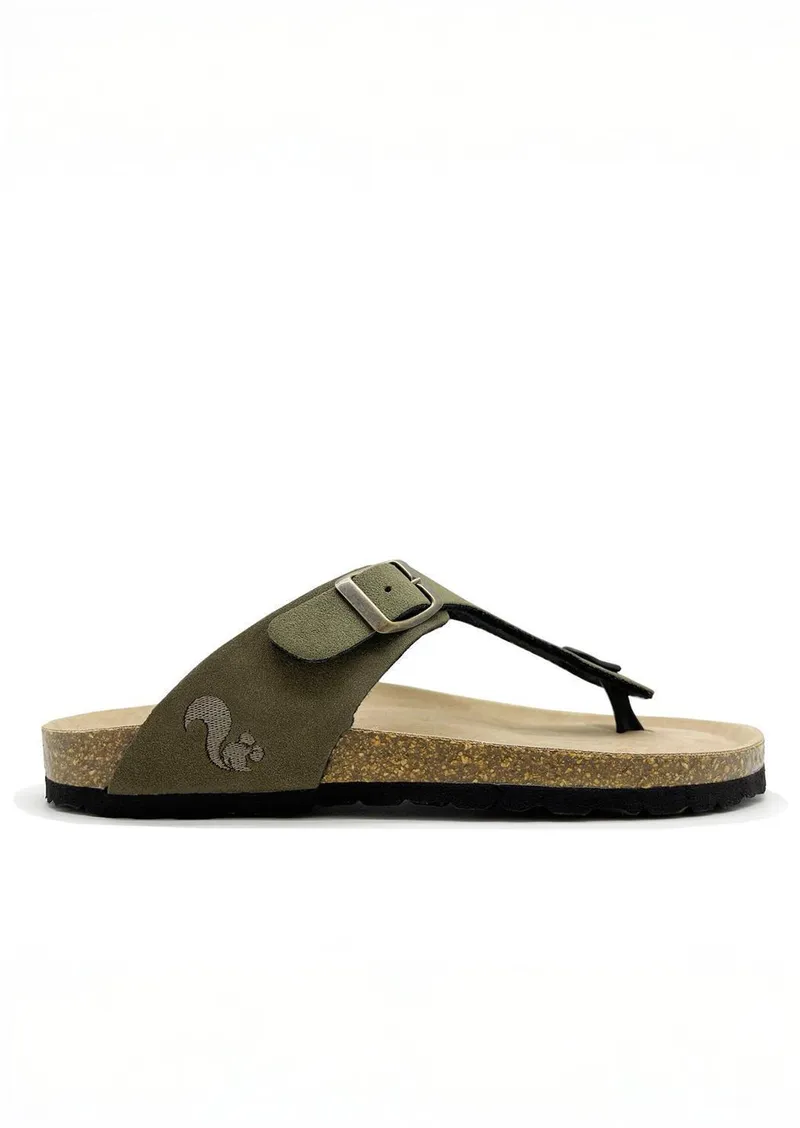 thies Sandale Modell: Eco Bio Thong, Khaki, – Produktbild 1 von 1