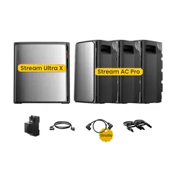 EcoFlow Grensdeal | EcoFlow Stream Ultra X, All-in-One Speicher für Balkonkraftwerke, by Powerness - Stream Ultra X + 3 x Stream AC Pro | 9600Wh / 1 x Smart Meter / Selbstabholung – Produktbild 1 von 1