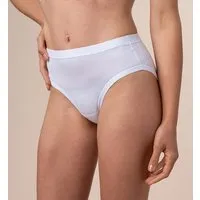 CASAGiN CASAGiN Dreierset: Midislips aus natürlichem Stoff, fair produziert in Italien, Weiß, – Produktbild 1 von 1