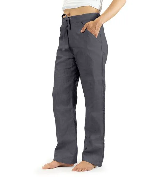 SCHAZAD Leinenhose ESSENTIAL von SCHAZAD, Anthrazit, – Produktbild 2 von 4