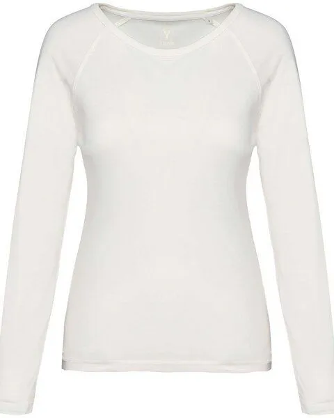 YTWOO YTWOO Raglan Longsleeve aus nachhaltiger Bio-Baumwolle für Damen, Elfenbein, – Produktbild 1 von 4