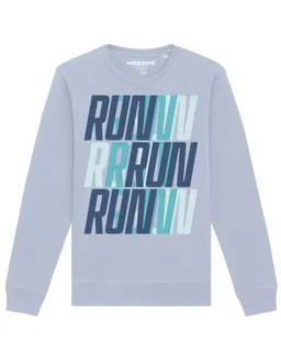 watapparel watapparel Sweatshirt Unisex Run, Run, Run blue – Produktbild 1 von 1