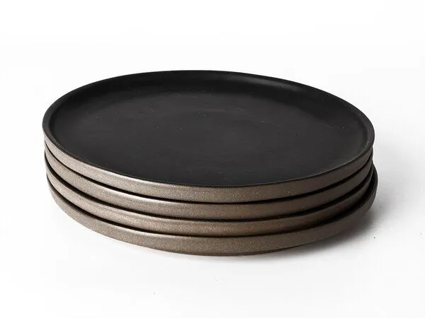 Izanami Tableware Izanami Tableware Lietzensee Genuss-Set Schwarz – Tapas & Snacks, Schwarz teller + schwarz dip, – Produktbild 3 von 4