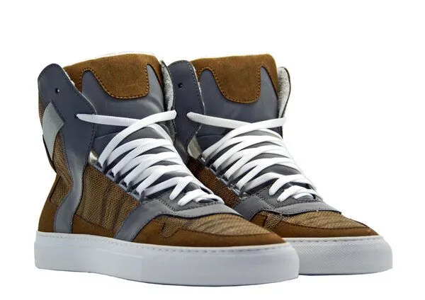 nat-2 vegane hohe Sneaker aus Holz "nat-2 Wood Cube brown" – Produktbild 3 von 4