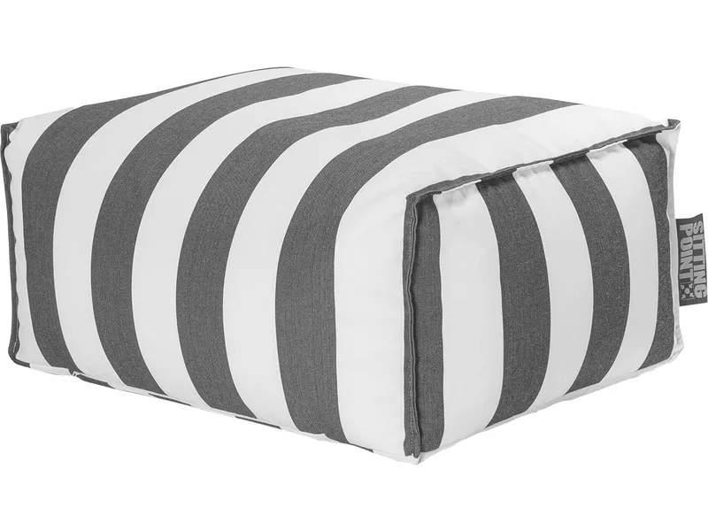 Sitzsack "Roll Santorin" outdoor, 55 x 65 x 35 cm, anthrazit – Produktbild 1 von 1