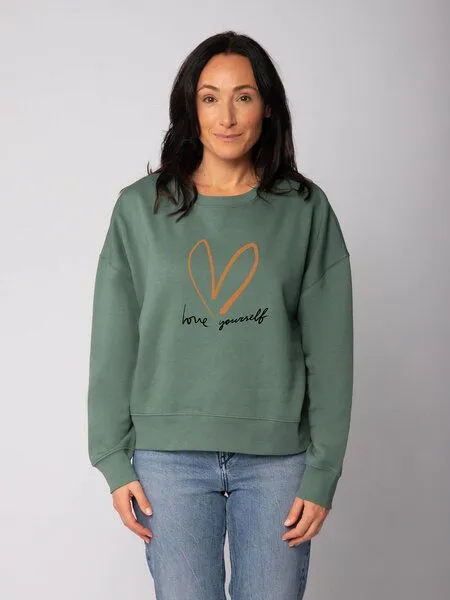 watapparel watapparel Sweatshirt Frauen Self Love, Green bay, – Produktbild 2 von 2