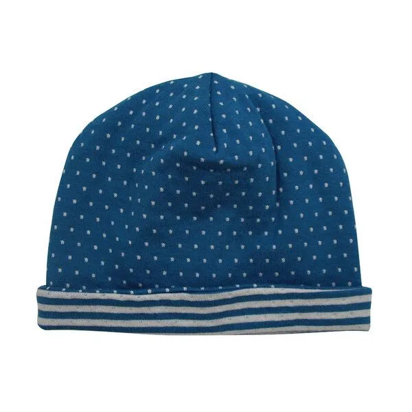 Leela Cotton Leela Cotton Wende-Mütze, Blau/weiß, – Produktbild 1 von 1