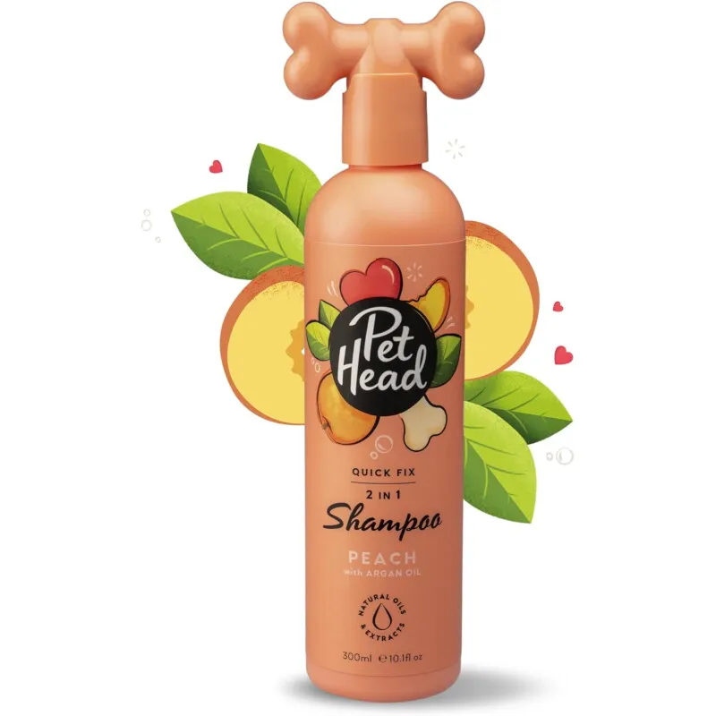 Pet Head Pet Head 2 in 1 Shampoo und Conditioner Quick Fix Pfirsich (300 ml) – Produktbild 1 von 2