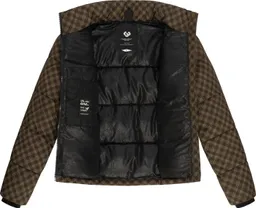 ragwear ragwear Winterjacke Serah Print wasserdichte Winter Steppjacke mit Hahnentritt Muster – Produktbild 1 von 1