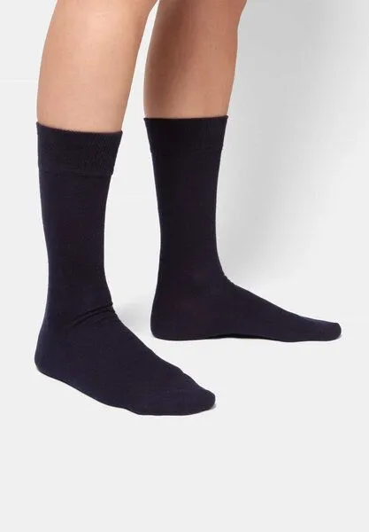 DillySocks DillySocks Socken „One Color Smooth“, Smooth dark navy, – Produktbild 1 von 4