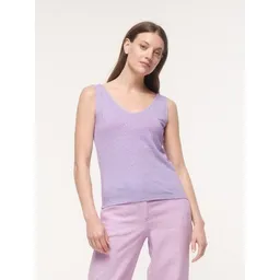 LANIUS LANIUS Tanktop mit V-Ausschnitt aus Bio-Leinen – Produktbild 1 von 1