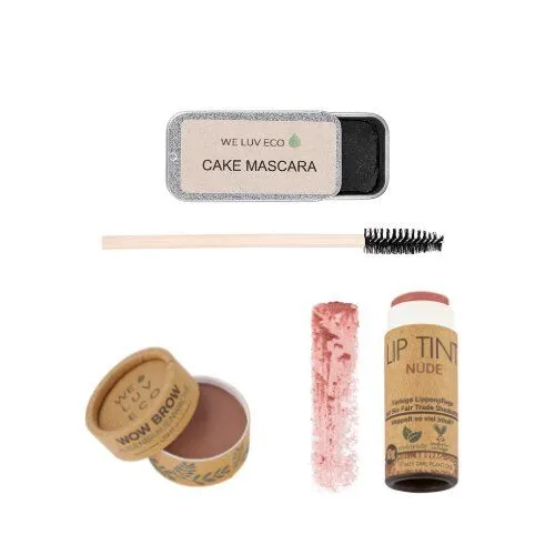 WE LUV ECO WE LUV ECO BEGINNER – Zero Waste Make Up Set, Nude (braun), – Produktbild 1 von 1