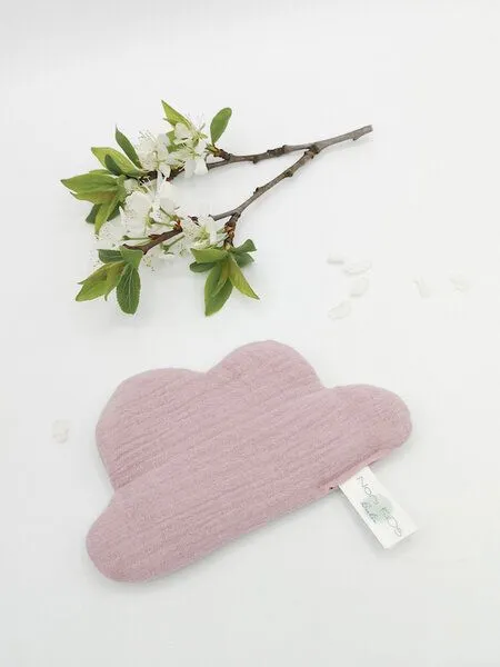 NoniKids Berlin Wärmekissen Bio Dinkel Wolke *Musselin* in 5 Farben | NoniKids Berlin, Rose, – Produktbild 1 von 1