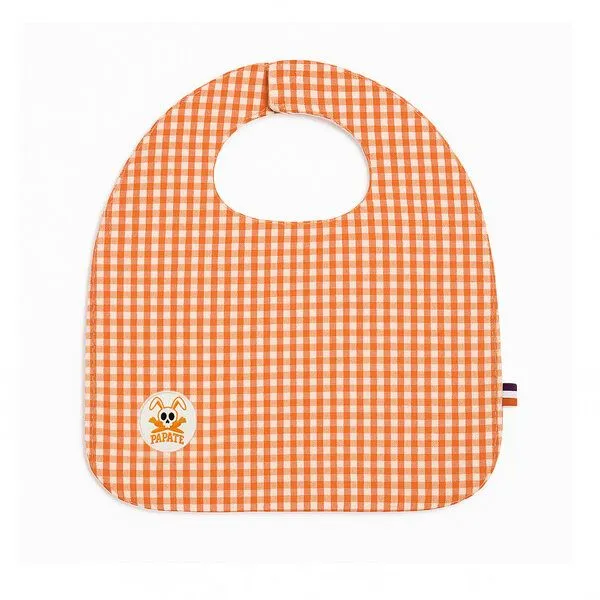 PAPATE PAPATE Lätzchen aus Bio-Baumwolle, Orange, – Produktbild 1 von 3