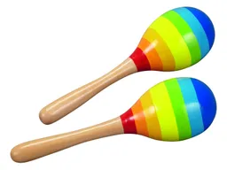 Goki goki Maracas 2 Stck. Percussion Instrumente 20 cm lange Percussion Instrumente – Produktbild 1 von 1