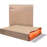 Bong Bong 100 Versandtaschen 'e-Green' 570x450x100 mm, 2xHK, braun 110 g/m² – Produktbild 1 von 1