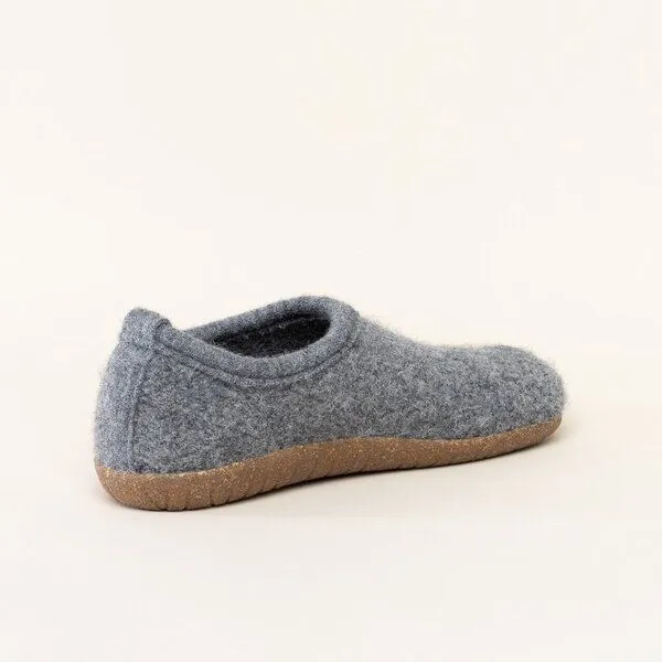 Gottstein Gottstein Filz-Hausschuh Alpine Midcut - Damen & Herren Pantoffel aus 100% Schurwolle mit Komfort-Einlagesohle, Grau, – Produktbild 4 von 4