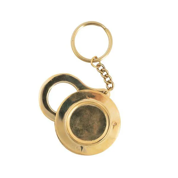 El Puente El Puente Schlüsselanhänger "Lupe", Gold, – Produktbild 1 von 1