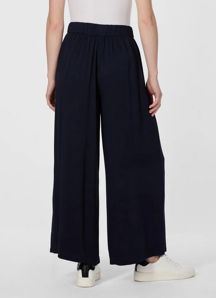 ragwear ragwear Schlupfhose LOGGAN reine Viskose und weites Bein für angenehmes Tragegefühl, Blau, – Produktbild 1 von 5