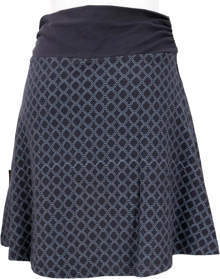 Guru-Shop Minirock A-Linien Rock aus Bio-Baumwolle, Minirock -.. alternative Bekleidung, Blau, – Produktbild 3 von 4