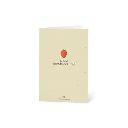 Die Stadtgärtner Die Stadtgärtner Grußkarte mit Saatpapier und Umschlag I Karte als Gruß, Wertschätzung & für Geburtstag I Saatpapier enthält hochwertige Wildblumen-Samen – Produktbild 1 von 1
