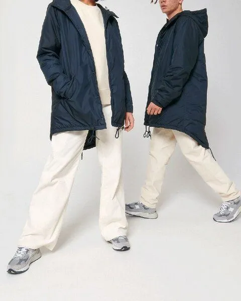 YTWOO YTWOO Unisex Parka aus recyceltem PET, Padded Parker, in verschiedenen Farben und Mustern, Navyblau, – Produktbild 1 von 4