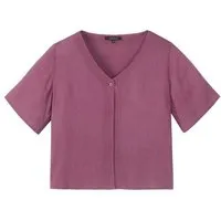 recolution recolution Kurzarm-Bluse SPIREA, Dark tulip, – Produktbild 1 von 1