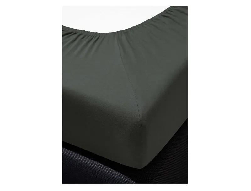 irisette irisette Spannbettlaken Kuschel Jersey Spannbettlaken Vesuv, Jersey, Gummizug: rundum, (1 Stück), mit Rundumgummizug, Grau, – Produktbild 5 von 5