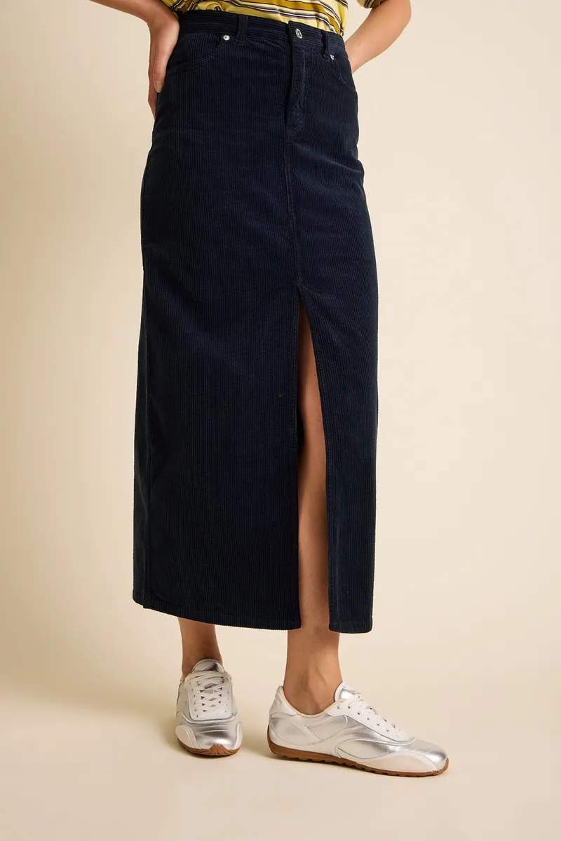 Côtelé Côtelé Damen vegan Rock Frida, Blau, – Produktbild 2 von 2