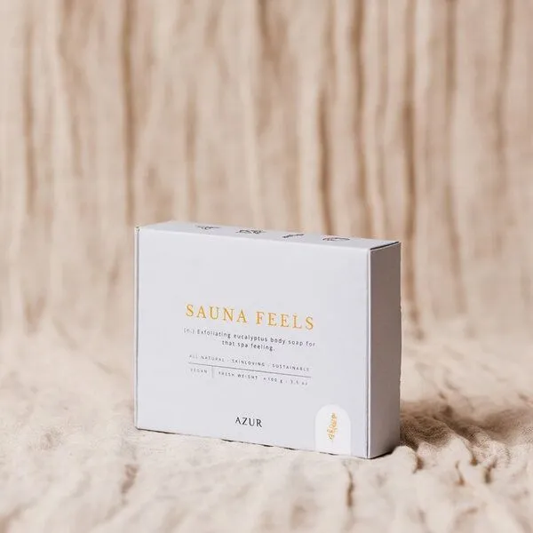 Azur Natural Bodycare Azur Natural Bodycare Sauna Feels Seife, Salzseife – Produktbild 3 von 4