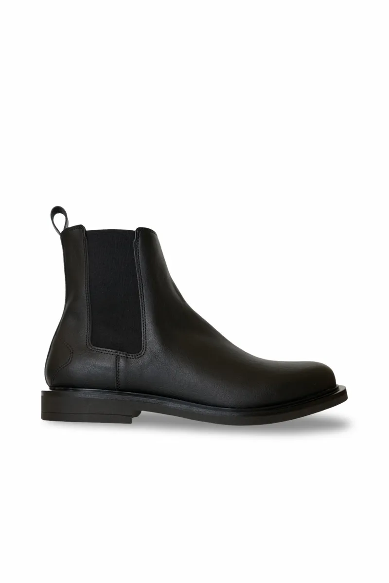 NAE NAE Herren vegan Chelsea Boots Denis Schwarz, Schwarz, – Produktbild 2 von 2
