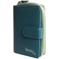 Vargu Vargu Echtleder Geldbörse VINEM 1-A, Teal green - sage green, – Produktbild 1 von 1