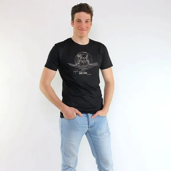 Gary Mash GARY MASH Shirt Da Vinci aus Modal®-Mix Schwarz, Schwarz, – Produktbild 2 von 4