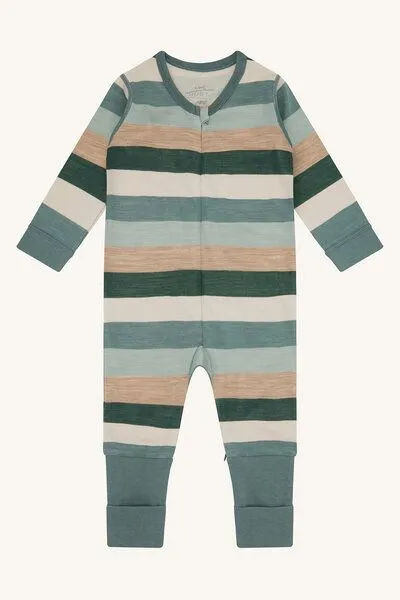 Hust&Claire Hust&Claire Strampler Playsuit Schlafanzug Bambus/Wolle, Grün, – Produktbild 1 von 1