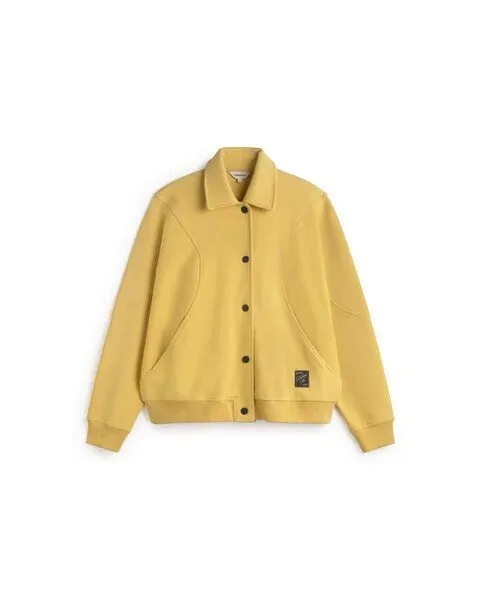 thinking mu thinking mu Maisie Sweatjacke mit Druckknöpfen, Sahara sun, – Produktbild 1 von 4
