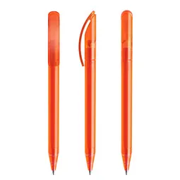 prodir prodir® Drehkugelschreiber DS3 TFF, blaue Mine, orange/gefrostet – Produktbild 1 von 1