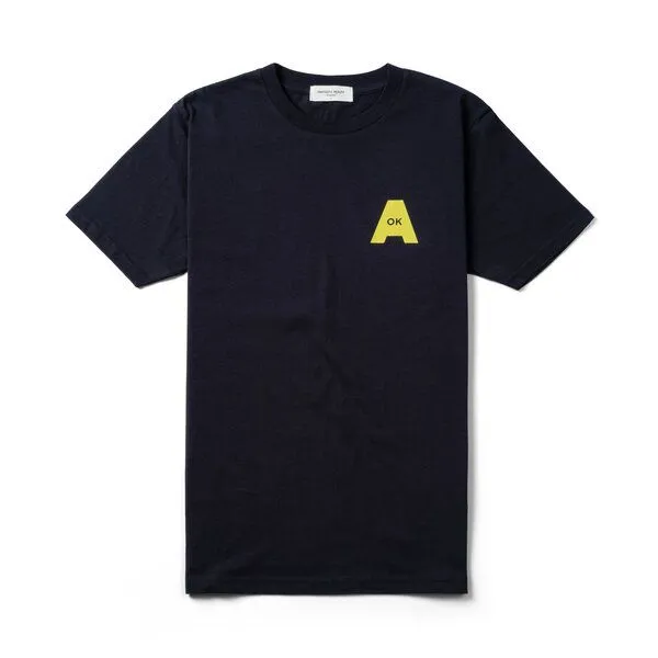 FANTASTIC REALITY STUDIOS Fantastic Reality Studios A-OK T-Shirt – Bio-Baumwolle, Unisex, Blau, – Produktbild 1 von 4