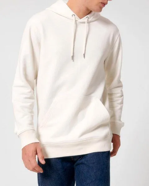 YTWOO YTWOO Basic Hoodie aus recycelten Stoffen und Bio Baumwolle, Weiß, – Produktbild 3 von 4