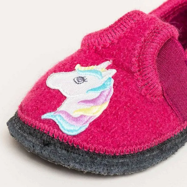 Kitz-Pichler Kitz-Pichler Walkpantoffel Bobby Appl. Einhorn, Pink, – Produktbild 3 von 4