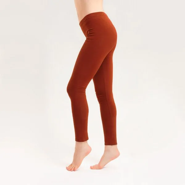 Frija Omina Frija Omina Bio Leggings Erdtöne, Rost, – Produktbild 1 von 3